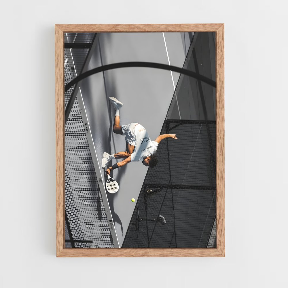 Poster Saut de Filet – affiche Padel (vue 4)